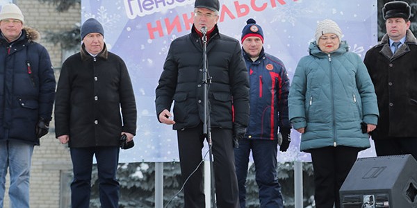 Открытие зимних сельских спортивных Игр прошло в городе Никольске Пензенской области