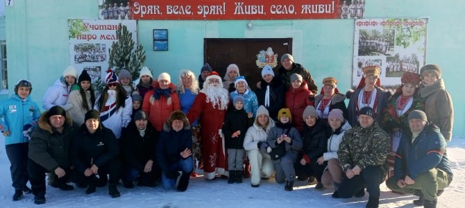 Гостеприимное село Карамалы даже в длинные новогодние праздники встречает гостей